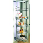 Easy Turn 5 Level Pantry Unit with Soft Closing 14" Width